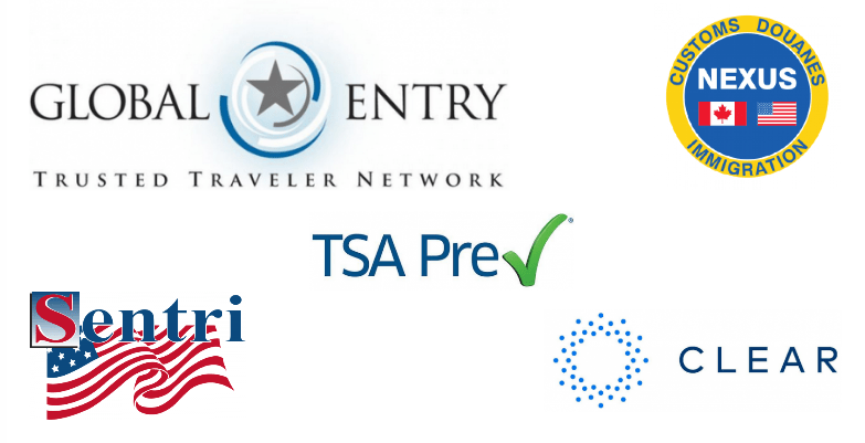 TSA Pre✓, Global Entry, Nexus, Sentri：美国受信旅游者计划介绍